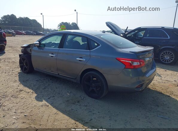3N1AB7AP4KY208235 2019 NISSAN SENTRA Серый Задняя левая четверть