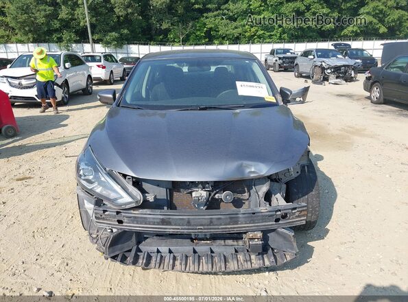3N1AB7AP4KY208235 2019 NISSAN SENTRA Серый Вид задней части салона