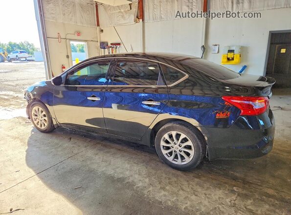 3N1AB7AP4KY239677 2019 NISSAN SENTRA Black Trasero izquierdo