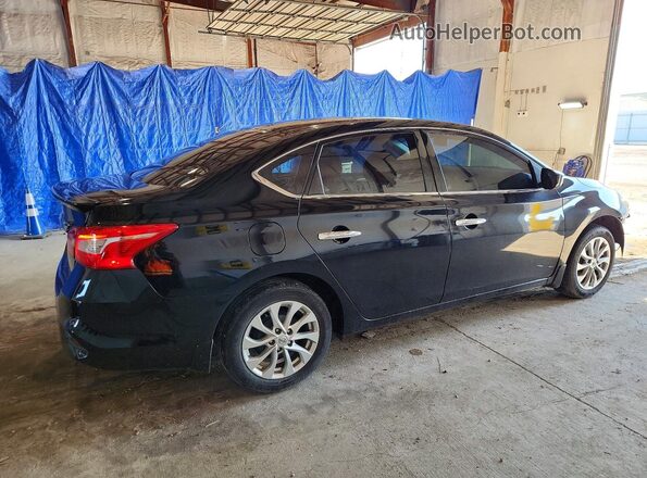 3N1AB7AP4KY239677 2019 NISSAN SENTRA Black Trasero derecho