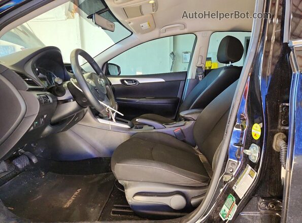 3N1AB7AP4KY239677 2019 NISSAN SENTRA Black Vista interior delantera