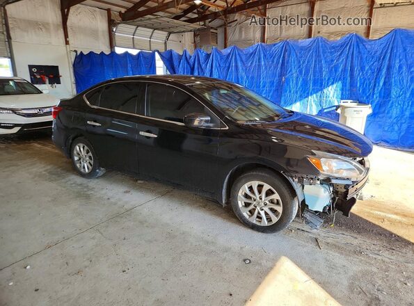 3N1AB7AP4KY239677 2019 NISSAN SENTRA Black Delantero derecho