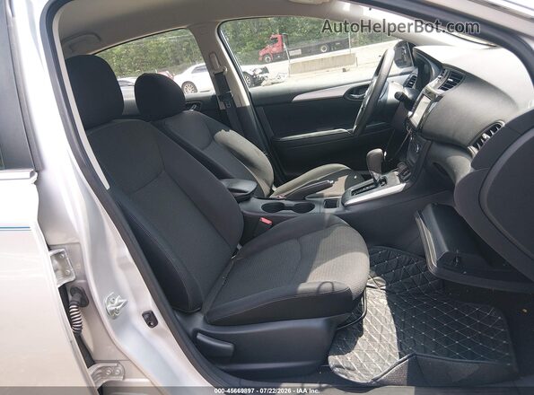 3N1AB7AP4KY240439 2019 NISSAN SENTRA Silver Front interior view