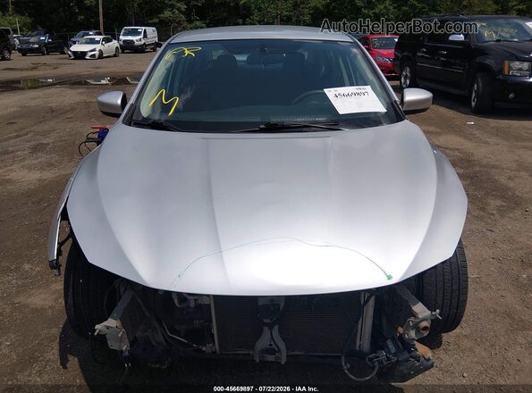 3N1AB7AP4KY240439 2019 NISSAN SENTRA Silver Instrument cluster view