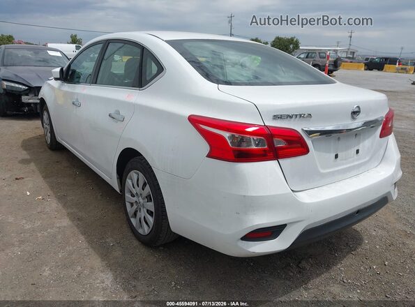 3N1AB7AP4KY244684 2019 NISSAN SENTRA White Trasero izquierdo