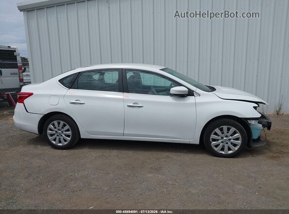 3N1AB7AP4KY244684 2019 NISSAN SENTRA White Vista interior de 360 grados