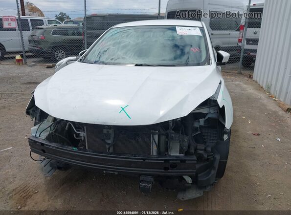 3N1AB7AP4KY244684 2019 NISSAN SENTRA White Vista interior trasera