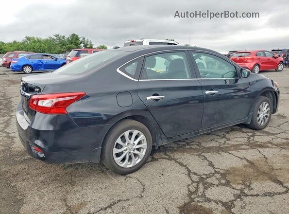 3N1AB7AP4KY272338 2019 NISSAN SENTRA Black Trasero derecho