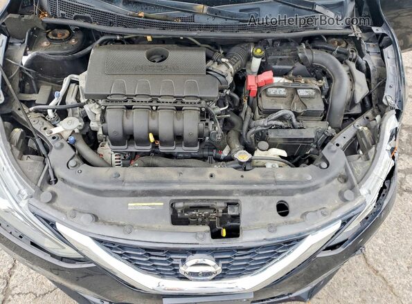 3N1AB7AP4KY272338 2019 NISSAN SENTRA Black Vista interior trasera