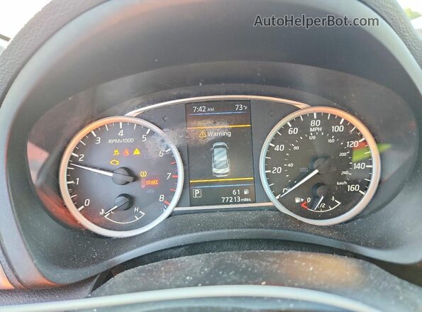 3N1AB7AP4KY272338 2019 NISSAN SENTRA Black Vista del cuadro de instrumentos