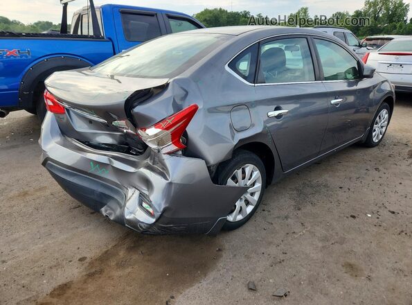 3N1AB7AP4KY278835 2019 NISSAN SENTRA Gray Rear right