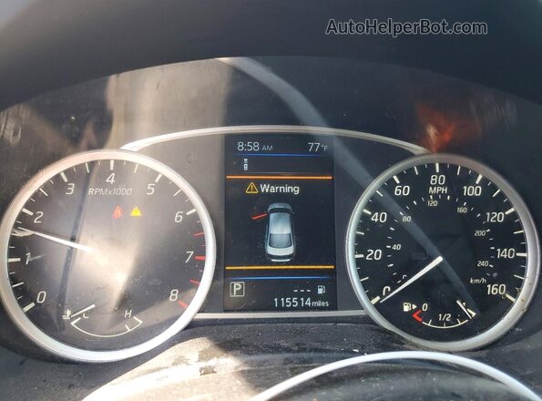 3N1AB7AP4KY309050 2019 NISSAN SENTRA Silver Սարքավորումների վահանակի տեսք
