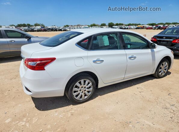 3N1AB7AP4KY315561 2019 NISSAN SENTRA White Trasero derecho