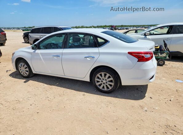 3N1AB7AP4KY315561 2019 NISSAN SENTRA White Trasero izquierdo