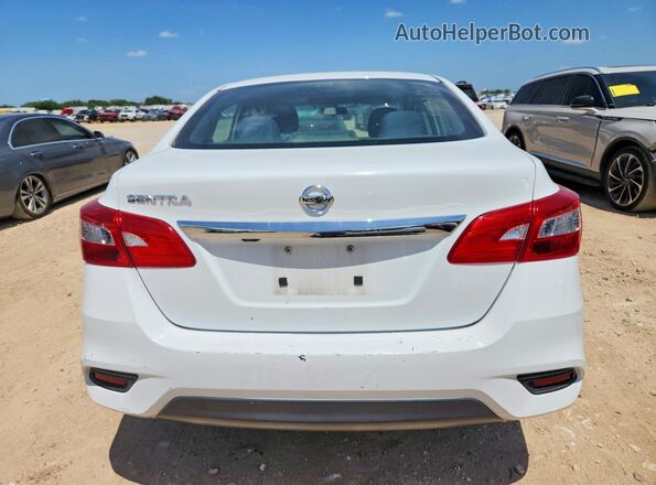 3N1AB7AP4KY315561 2019 NISSAN SENTRA White Vista trasera