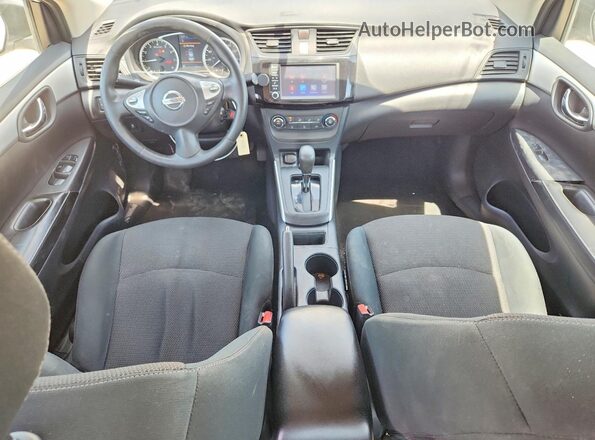 3N1AB7AP4KY315561 2019 NISSAN SENTRA White Vista del salpicadero