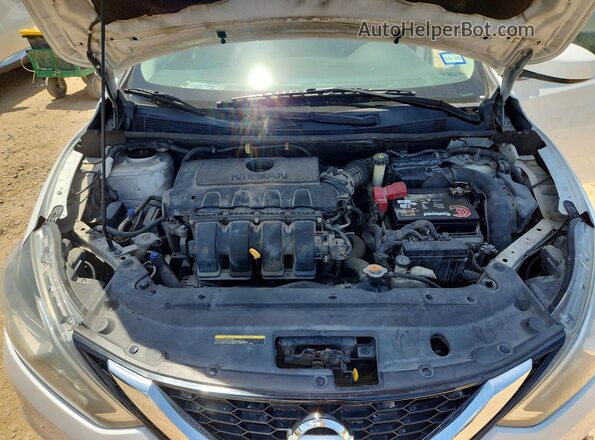 3N1AB7AP4KY315561 2019 NISSAN SENTRA White Vista interior trasera