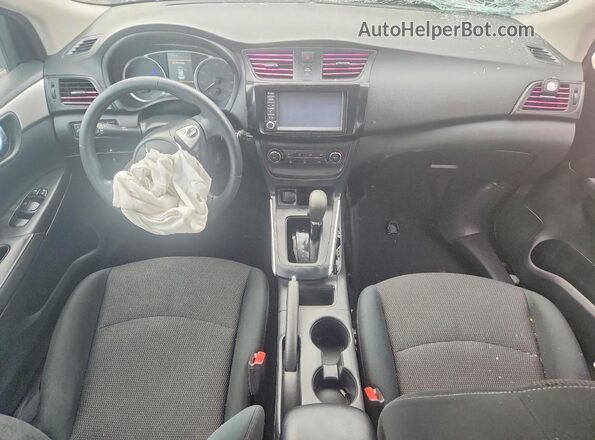 3N1AB7AP4KY324227 2019 NISSAN SENTRA Black Widok deski rozdzielczej