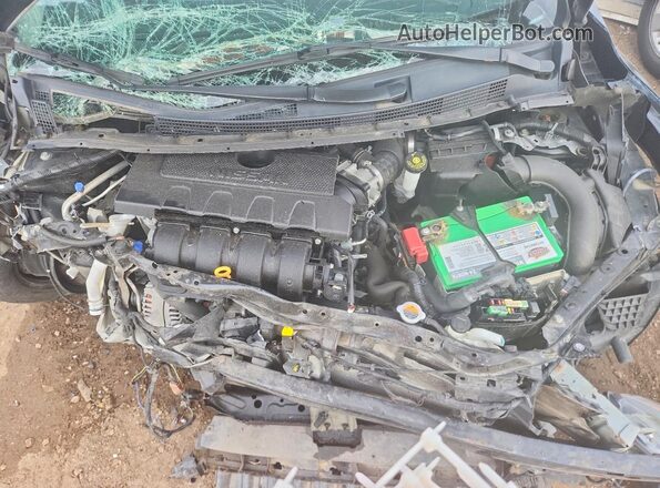 3N1AB7AP4KY324227 2019 NISSAN SENTRA Black Widok wnętrza z tyłu