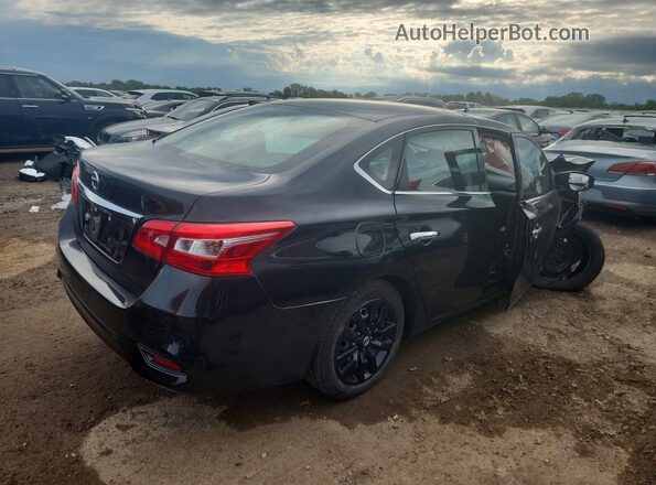 3N1AB7AP4KY324227 2019 NISSAN SENTRA Black Tył prawy