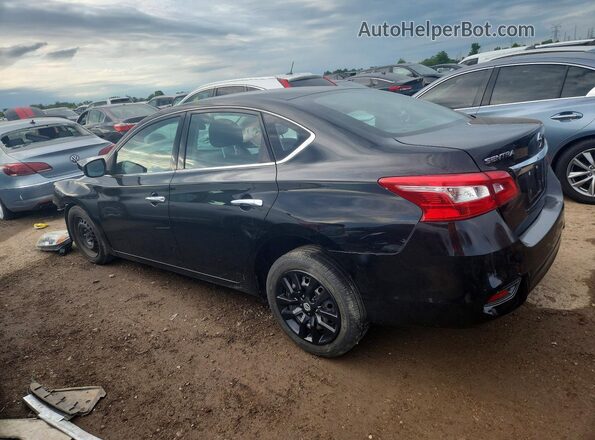 3N1AB7AP4KY324227 2019 NISSAN SENTRA Black Tył lewy