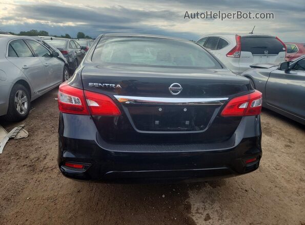 3N1AB7AP4KY324227 2019 NISSAN SENTRA Black Widok z tyłu
