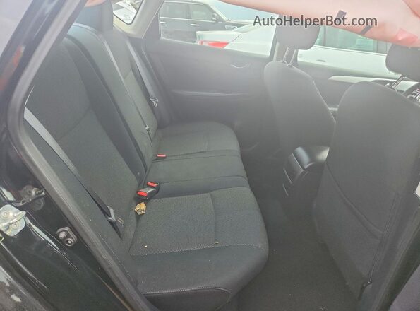 3N1AB7AP4KY324227 2019 NISSAN SENTRA Black Widok tylnych siedzeń