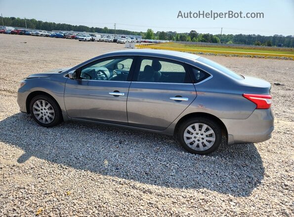 3N1AB7AP4KY327256 2019 NISSAN SENTRA Gray Tył lewy