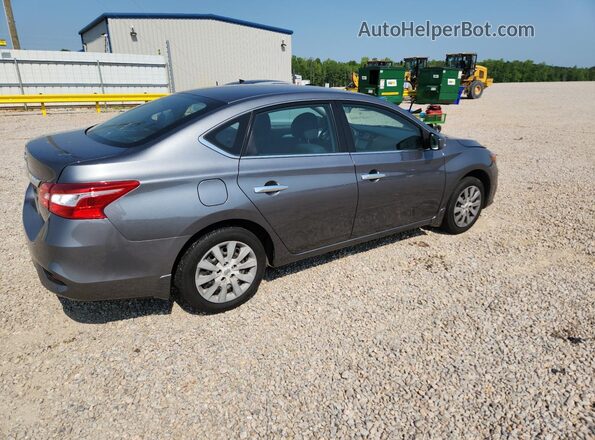3N1AB7AP4KY327256 2019 NISSAN SENTRA Gray Tył prawy