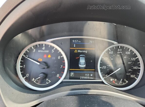 3N1AB7AP4KY327256 2019 NISSAN SENTRA Gray Widok zestawu wskaźników