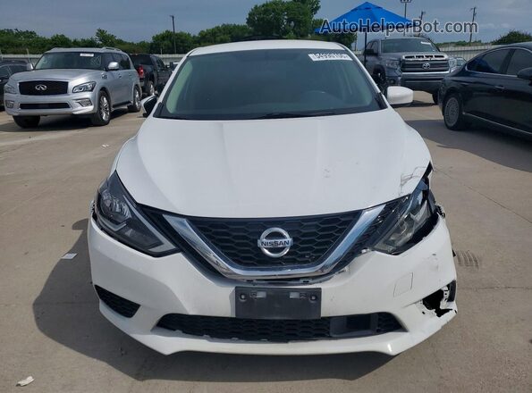 3N1AB7AP4KY337558 2019 NISSAN SENTRA White Вид спереду
