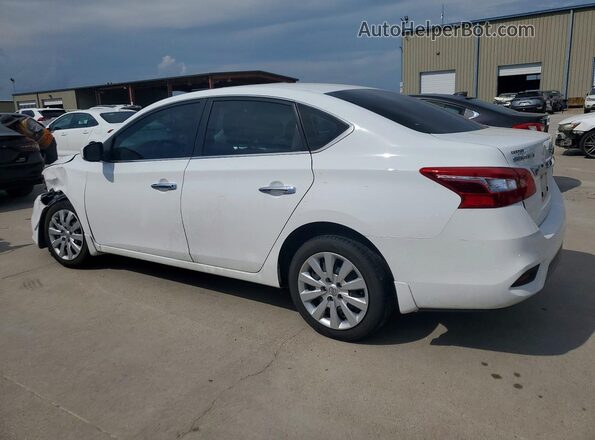 3N1AB7AP4KY337558 2019 NISSAN SENTRA White Задня ліва чверть