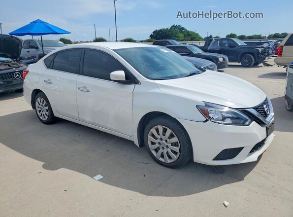 3N1AB7AP4KY337558 2019 NISSAN SENTRA White Передня права чверть