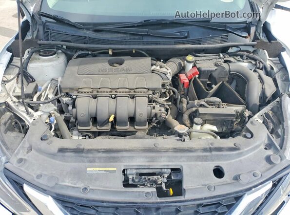 3N1AB7AP4KY337558 2019 NISSAN SENTRA White Вид задньої частини салону