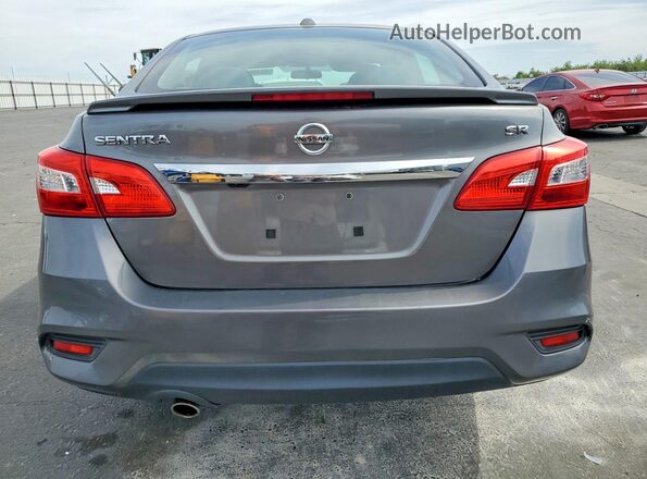 3N1AB7AP4KY369443 2019 NISSAN SENTRA Charcoal Հետևի տեսք