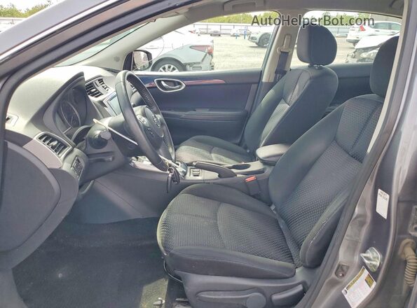 3N1AB7AP4KY369443 2019 NISSAN SENTRA Charcoal Սալոնի դիմացի տեսք