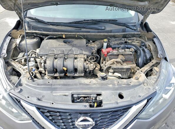 3N1AB7AP4KY369443 2019 NISSAN SENTRA Charcoal Սալոնի հետևի տեսք