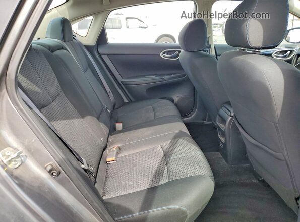 3N1AB7AP4KY369443 2019 NISSAN SENTRA Charcoal Հետևի նստատեղերի տեսք