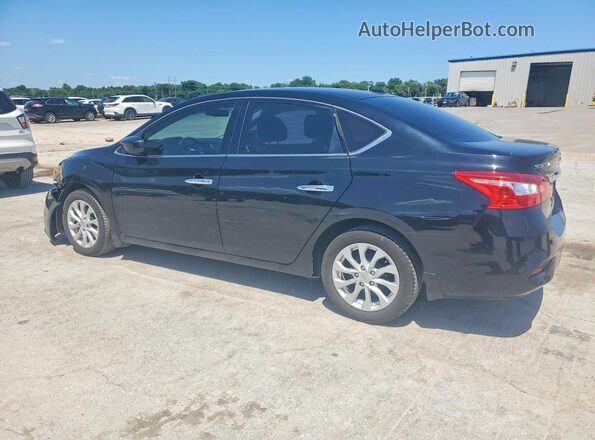 3N1AB7AP4KY389451 2019 NISSAN SENTRA Black Հետևի ձախ