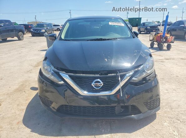 3N1AB7AP4KY389451 2019 NISSAN SENTRA Black Դիմացի տեսք