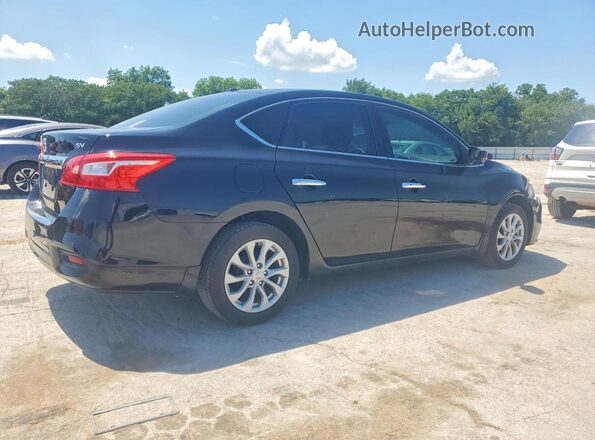 3N1AB7AP4KY389451 2019 NISSAN SENTRA Black Հետևի աջ