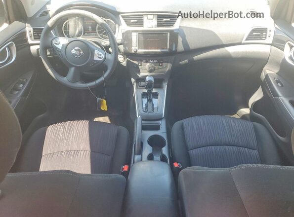 3N1AB7AP4KY389451 2019 NISSAN SENTRA Black Առջևի վահանակի տեսք