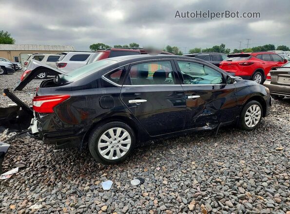 3N1AB7AP4KY390356 2019 NISSAN SENTRA Black Задня права чверть