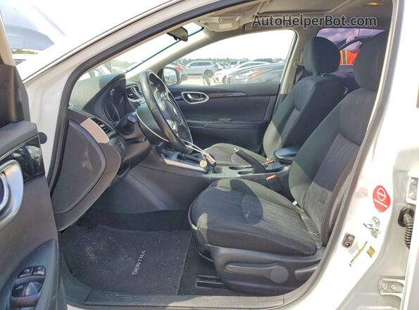 3N1AB7AP4KY393242 2019 NISSAN SENTRA White Սալոնի դիմացի տեսք
