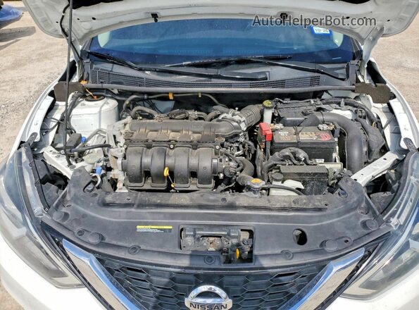 3N1AB7AP4KY393242 2019 NISSAN SENTRA White Սալոնի հետևի տեսք