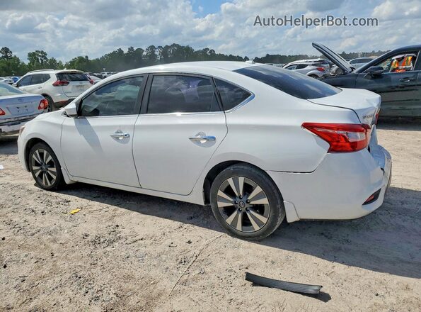 3N1AB7AP4KY393242 2019 NISSAN SENTRA White Հետևի ձախ