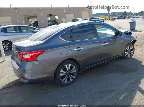 3N1AB7AP4KY394178 2019 NISSAN SENTRA Gray Задня права чверть
