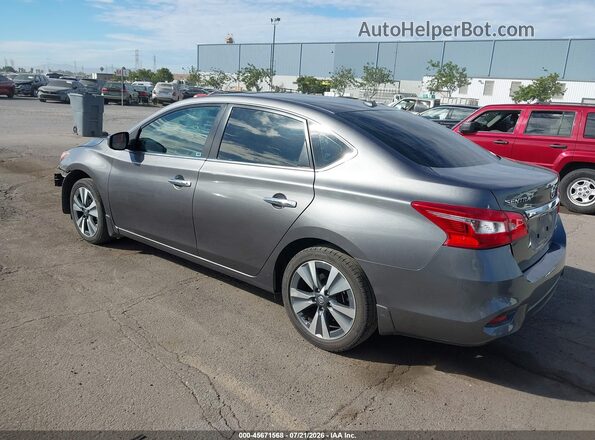 3N1AB7AP4KY394178 2019 NISSAN SENTRA Gray Задня ліва чверть