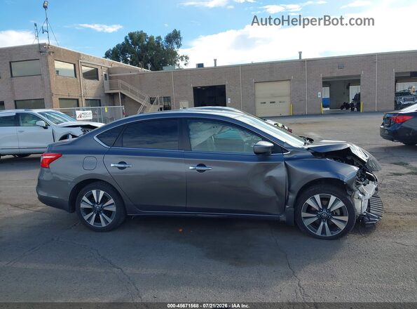 3N1AB7AP4KY394178 2019 NISSAN SENTRA Gray Панорамний вид салону 360°