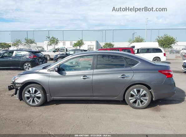 3N1AB7AP4KY394178 2019 NISSAN SENTRA Gray 
